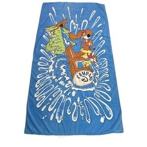 VTG 80s Splash Mountain Beach Towel Walt Disney World Cast Member Exclusive RARE